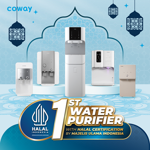 Sertifikat halal resmi produk Coway Indonesia