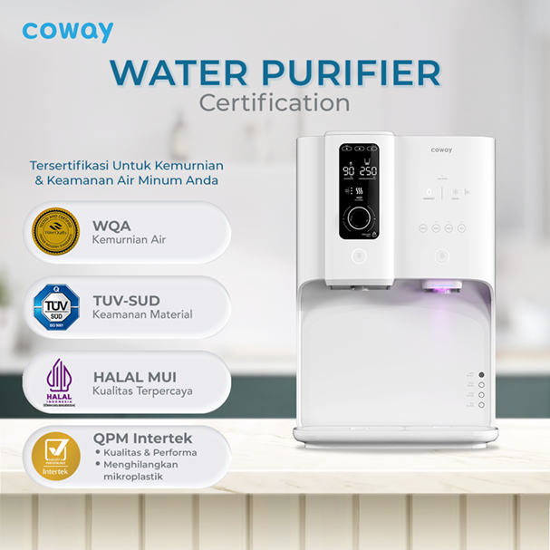 Sertifikasi kualitas air pada produk Coway