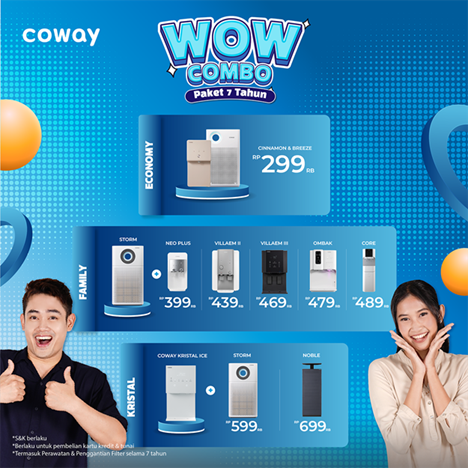 Promo terbatas pemurni Coway - didukung Blessed Team